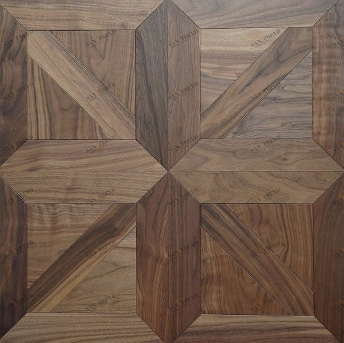 Модульный паркет Coswick Ланже Американский Орех Европейский (Грецкий) Селект (Гладкая) 635х635 мм 13161701