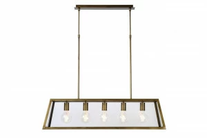 Подвесной светильник Lucide Rembrandt 31396/05/03 LUCIDE ДИЗАЙНЕРСКИЕ, REMBRANDT 071325 Золото;прозрачный