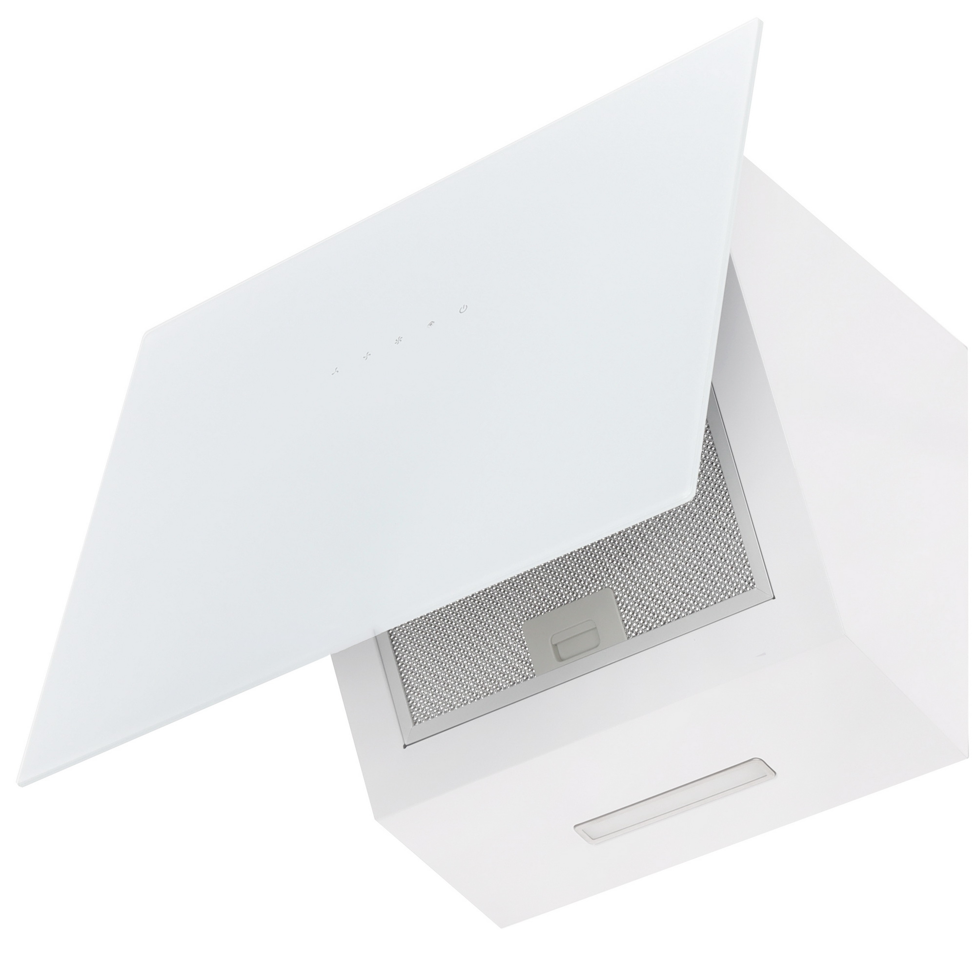 9152636 Вытяжка наклонная DEXP CH60-FNF белый/белый STDN-0085778 - Вид №2