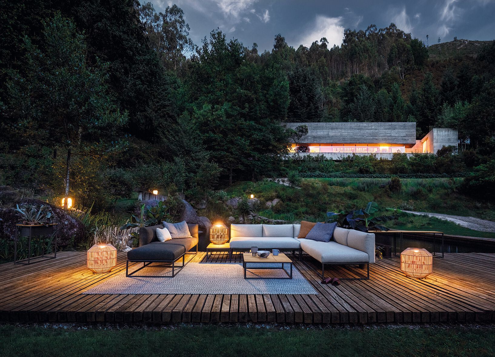 Тканевое садовое кресло Gloster Maya ARCH-00072230 - Вид №9