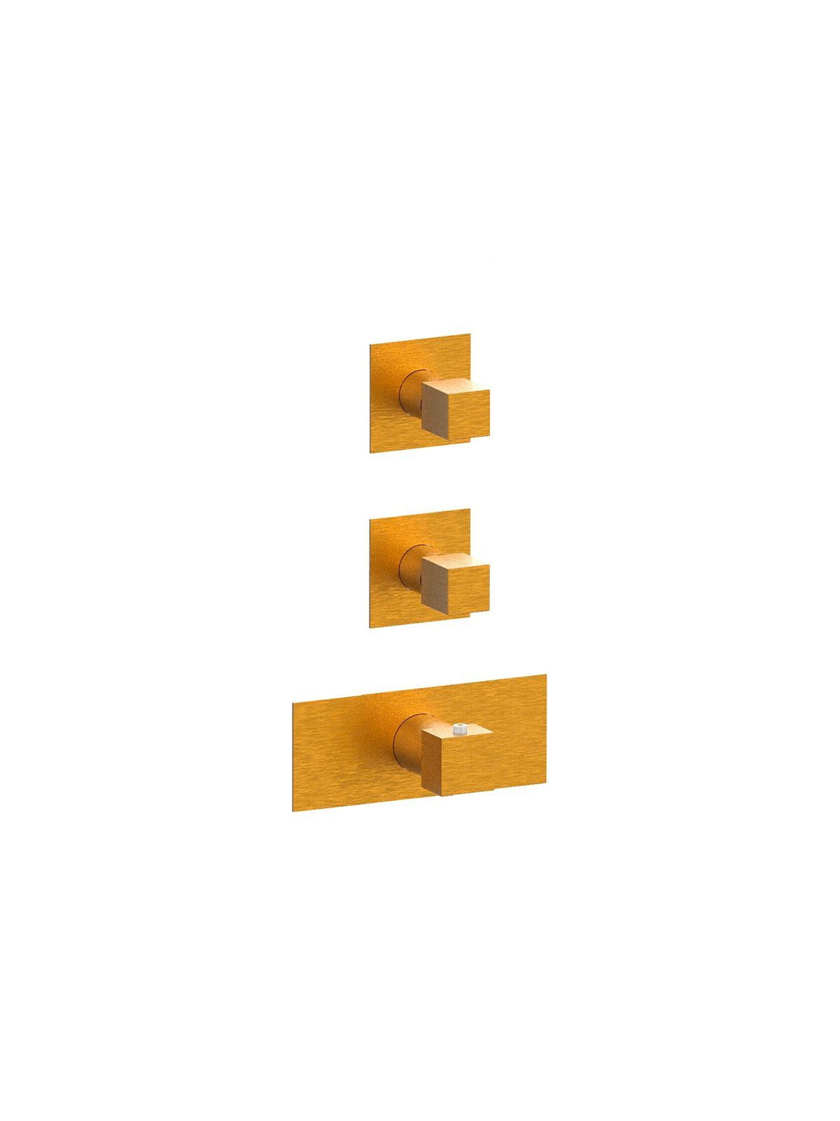 Термостатический встраиваемый смеситель для душа с 3 отверстиями Rubinetterie Frattini отдельная эстетика ARCH-00053901 - Вид №18