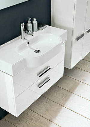 WALL1 Комплект мебели cm 90 (p. 35/45) + 90(p. 35) Berloni Bagno 43295 - Вид №5