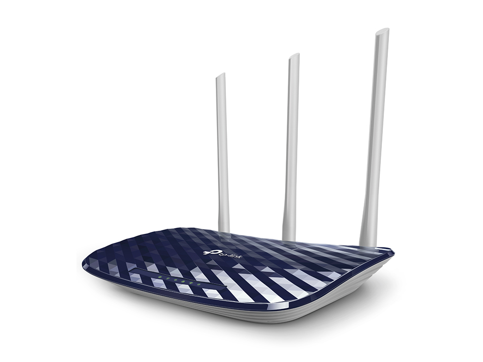 Archer A2 Ac750 wireless dual band router, mediatek, 1 wan + 4 lan ports 10/100 mbps, 3 fixed antennas TP-Link Santreyd  - Вид №1