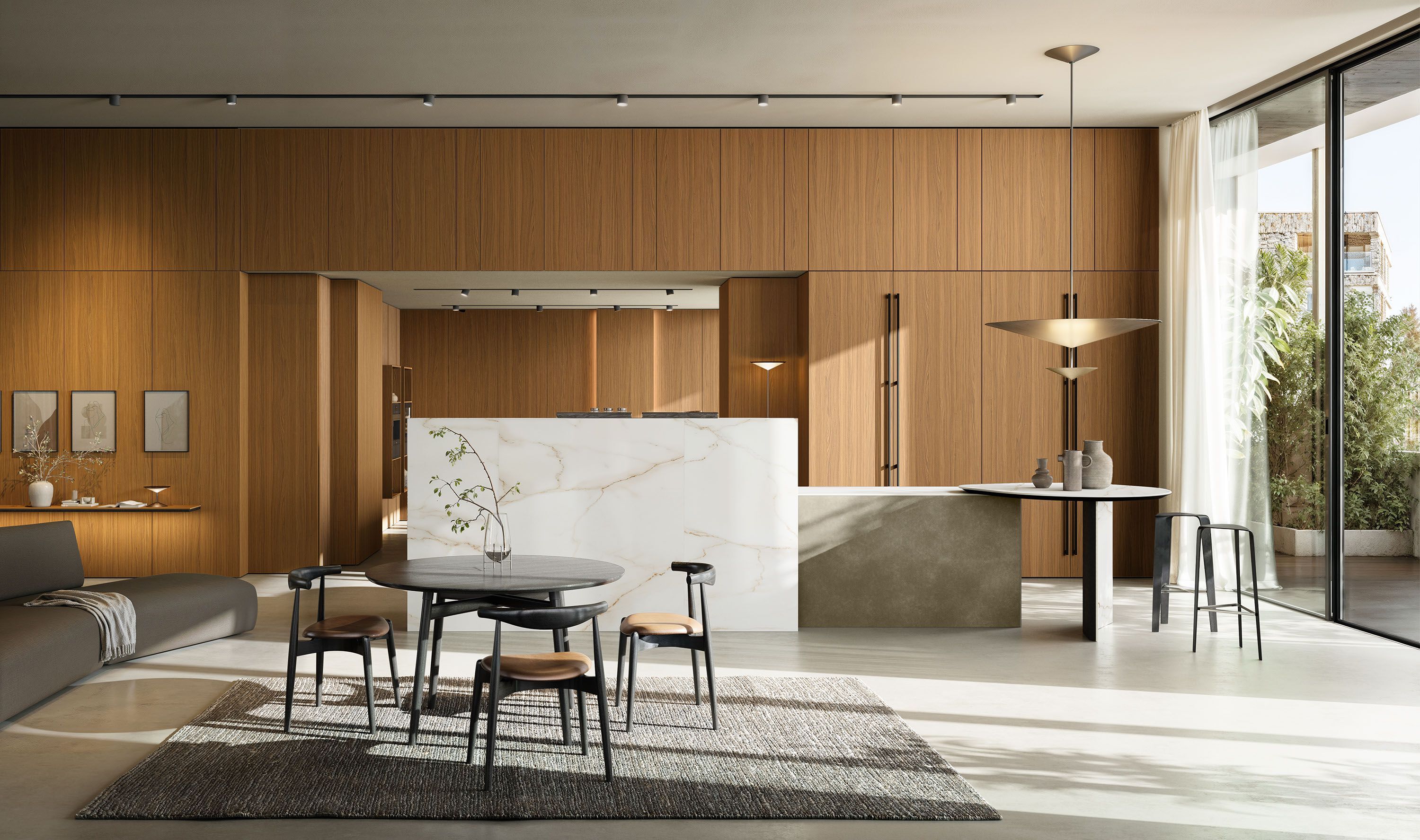 Кухня с островом Copatlife Life Projects ARCH-00072594 - Вид №6