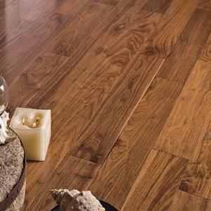 Инженерная доска Coswick Классическая Американский 107 Лак Орех американский Селект (Гладкая) 300...1845х107,95 мм.