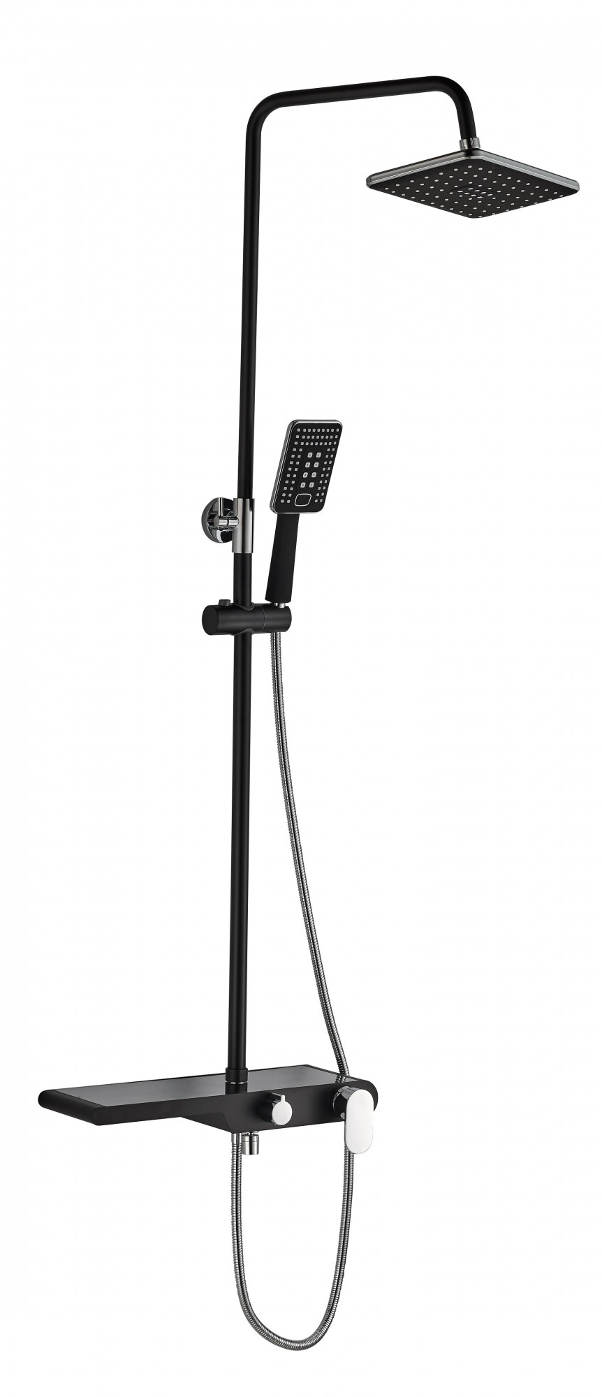 HB2420 Душевая система , черный Haiba 