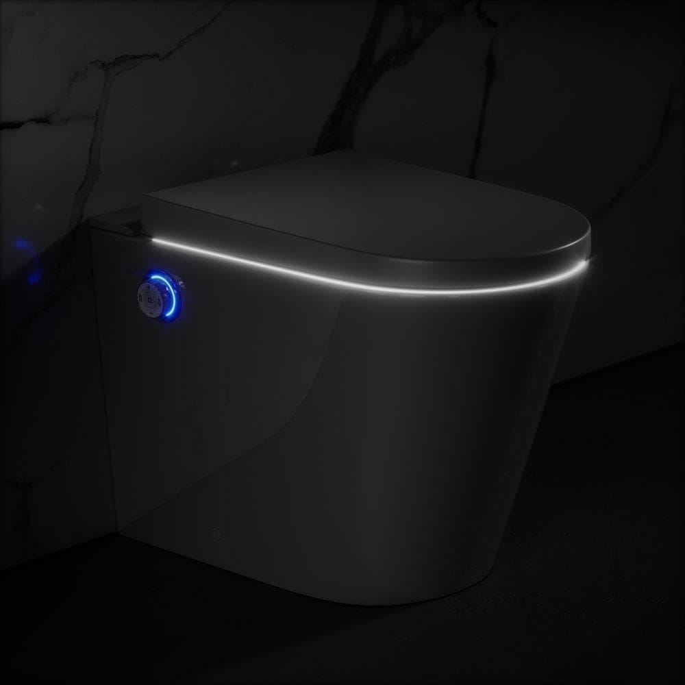 Напольный керамический туалет биде с налетом и кассетой LUSSO INTELLISMART ARCH-00036445 - Вид №2