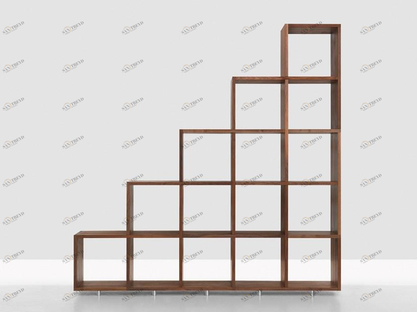 ZEITRAUM Отдельностоящий модульный книжный шкаф из массива дерева sun-id-1367148