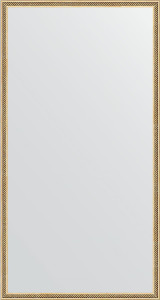 BY 0743 Зеркало в багетной раме - витое золото 28 mm EVOFORM Definite