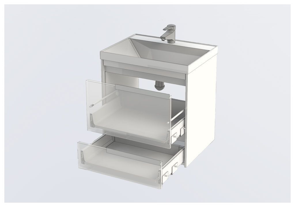 Тумба под раковину Aquanet Тиволи 60 белый sun-id-270657 - Вид №4