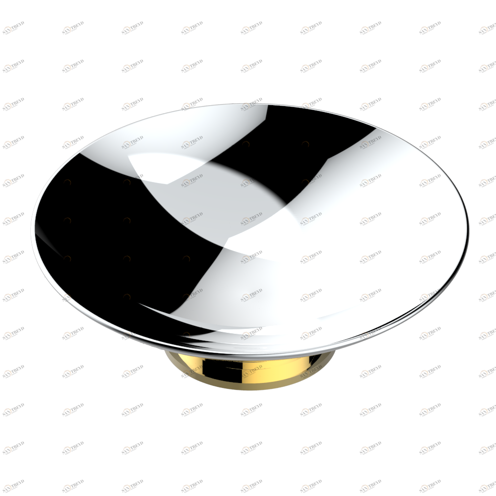 G2S-544GM Мыльница на подставке, диаметр : 150 мм Thg-paris Frivole с рукоятками Хром/золото G2S-544GM CAT.A