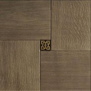 Модульный паркет Da Vinci С Мозаикой Дуб Натур брашированная, гладкая, рельефная (Брашированная, Гладкая, Рельефная) 400х400 мм.