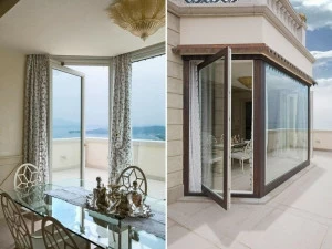 Capoferri Serramenti Поворотное окно из алюминия и дерева Sa91