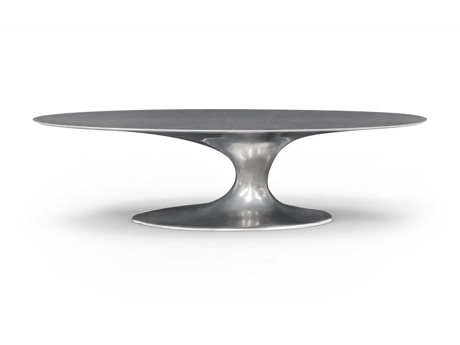 Овальный обеденный стол из стекловолокна и шпона GANSK JADE ARCH-00103800 - Вид №9