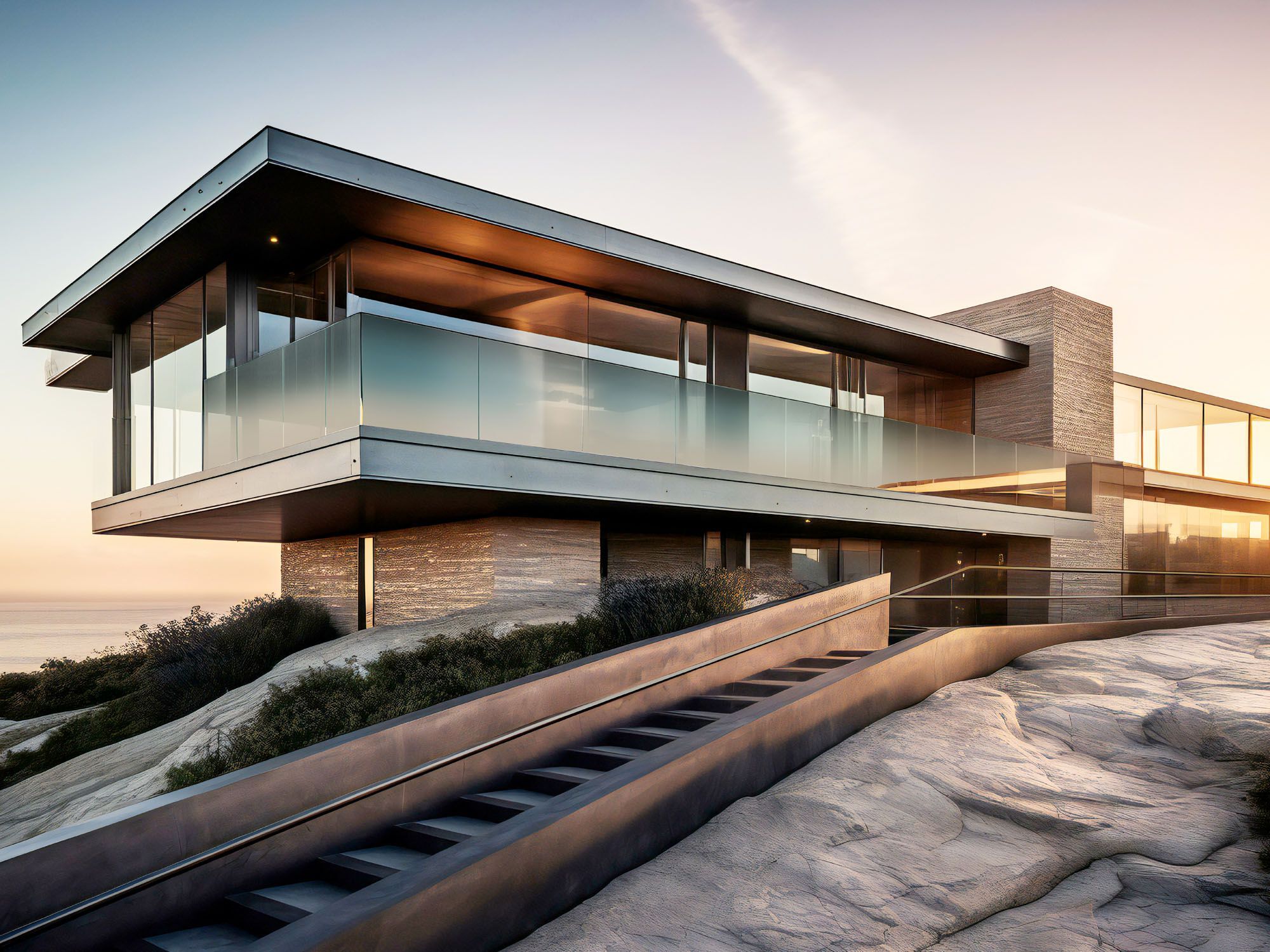 Стекло с прогрессивным сатинированием для перил Madras® Madras® Progressivi ARCH-00017689