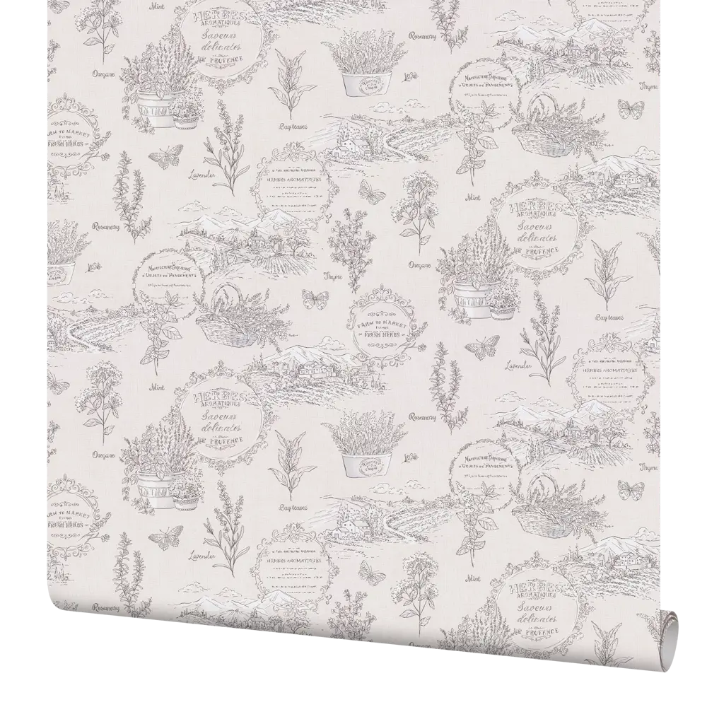 Флизелиновые обои Palitra Home Aromatique бежевые с текстурой тиснения 89392991 STLM-1341335