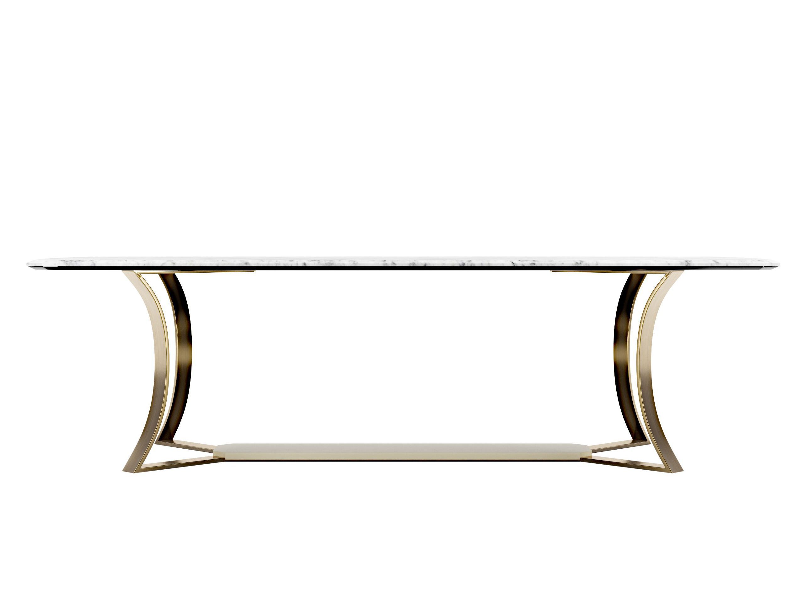 Прямоугольный стол из мрамора и металла Capital Collection Must ARCH-00131643 - Вид №1