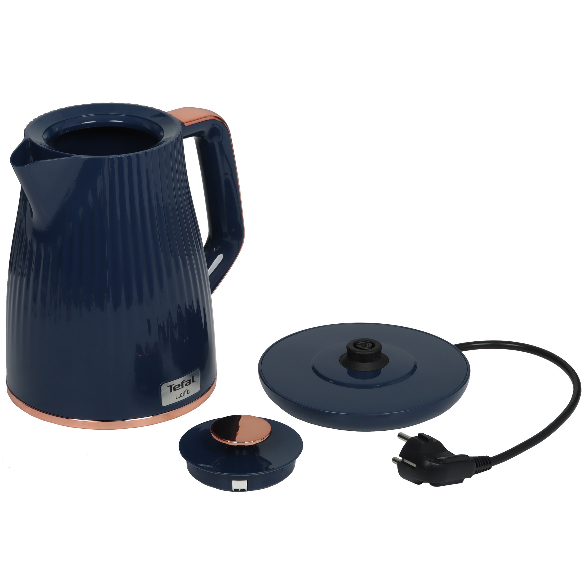 9225084 Электрочайник Tefal Loft KO251430 синий STDN-0125645 - Вид №5