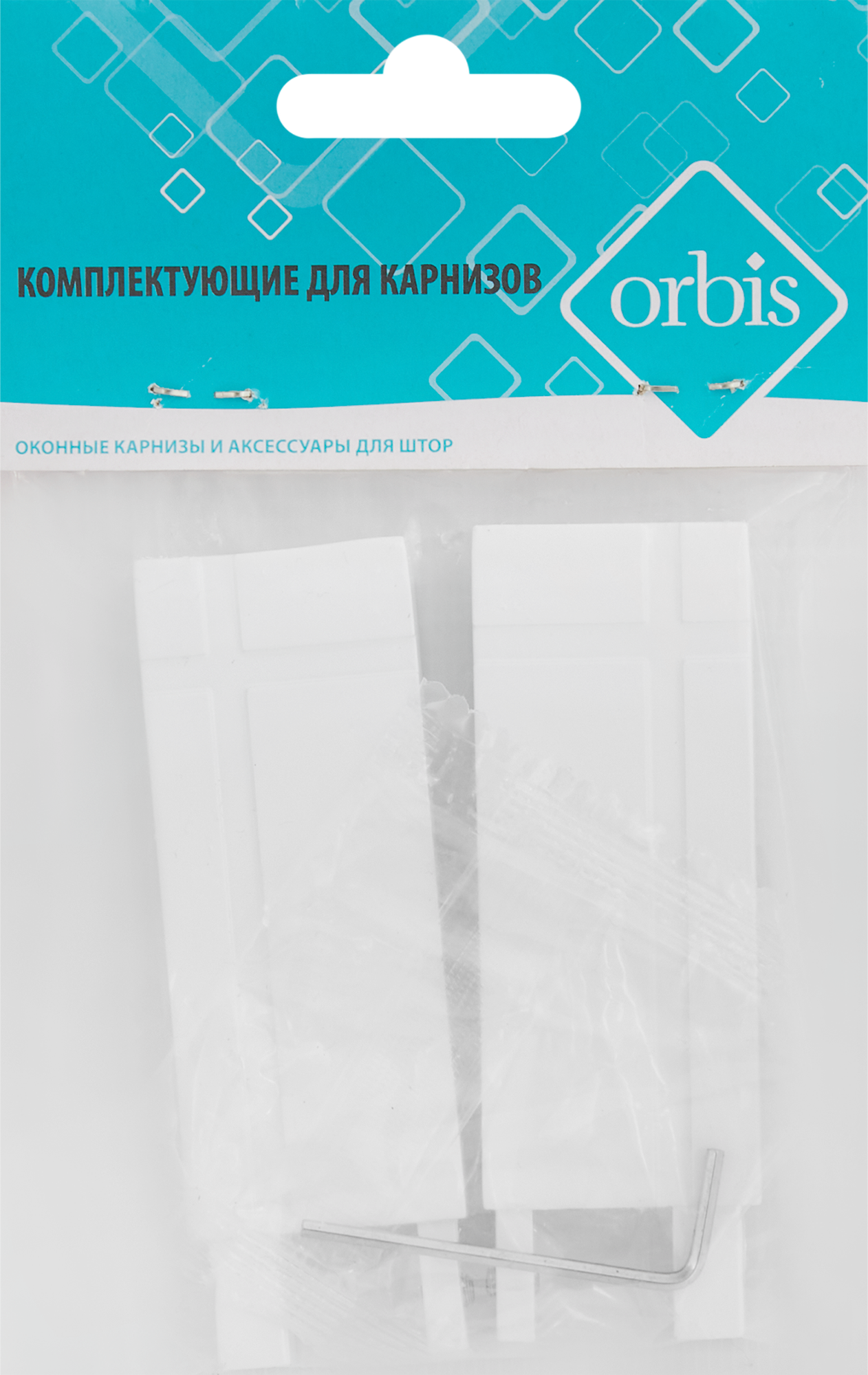 Наконечник Квадро Геометрия металл белый 4 см 2 шт. INSPIRE 86198721 STLM-0066736 - Вид №2