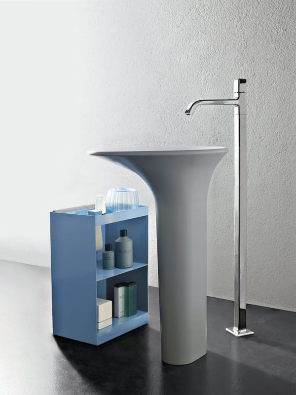 Круглая отдельно стоящая раковина из Cristalplant® Zucchetti ARCH-00107923 - Вид №8