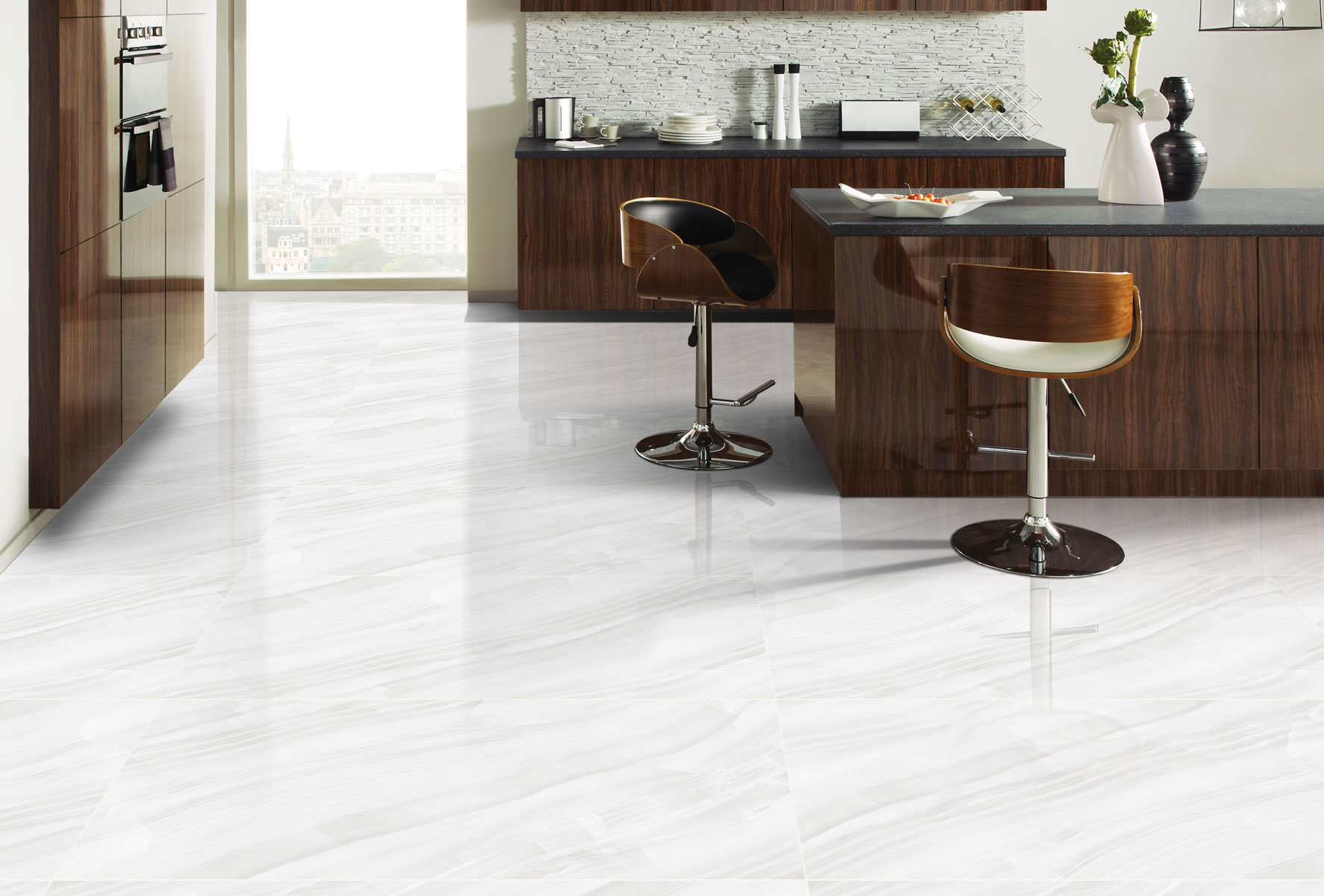 Элегантный керамогранит Palacio: роскошь мрамора в вашем интерьере STP-ST503 INCOLOR - Вид №5