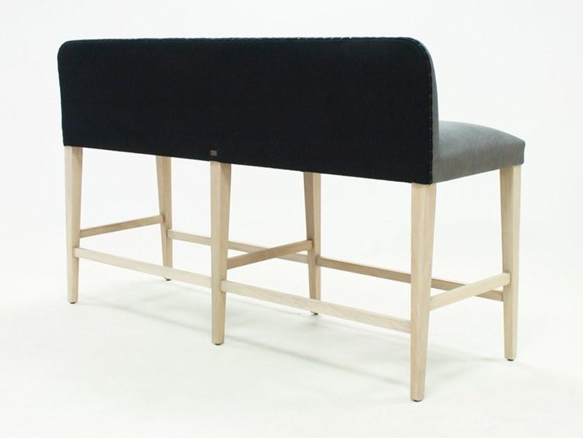 CREARTE COLLECTIONS Высокая кожаная скамья с подставкой для ног Mauro essence 81 - Вид №1