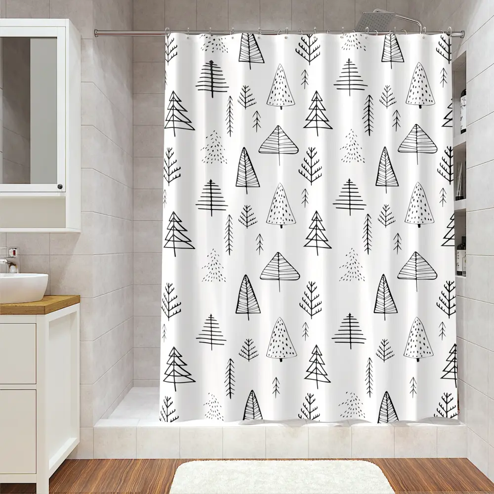 Штора для ванной LEMER New Scandy - элегантная защита от брызг 180x200 см 86881073 Newscandy STLM-0983721 - Вид №3