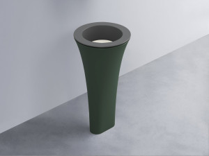 AMLA45-CM+AMPILT-TL+AMCOLT-MU Раковина Amedeo Tondo отдельностоящая cielo Enjoy + Amedeo