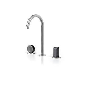 Смеситель на три отверстия для умывальника с изливом IOX203 linki