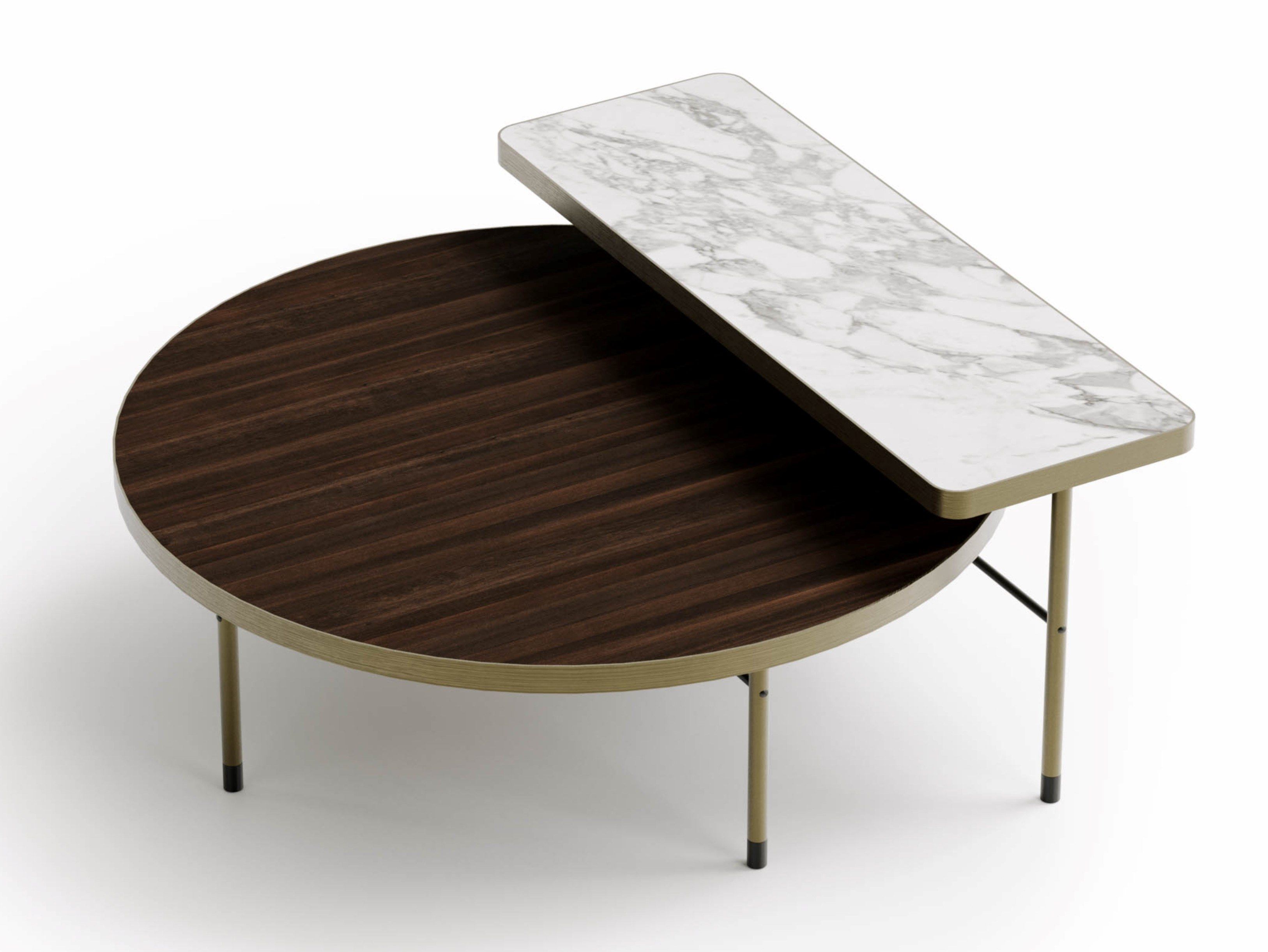 Журнальный столик из дерева и мрамора Capital Collection PARURE ARCH-00041719 - Вид №2