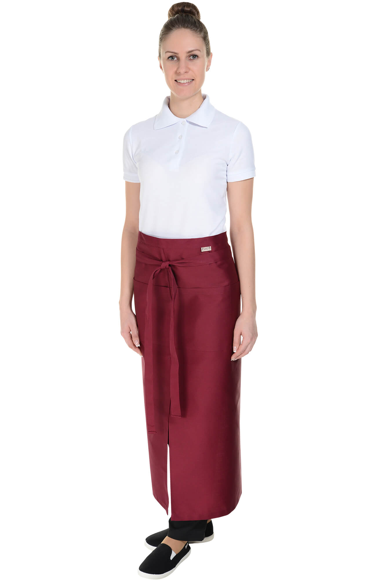 59924 Фартук  удлиненный, цвет burgundy BARISTA  Одежда для официантов  размер  - Вид №11