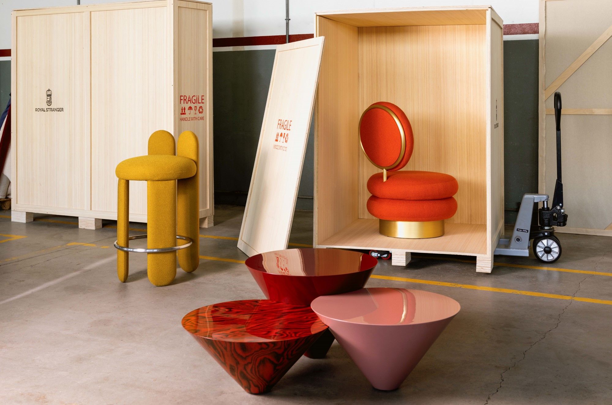 Высокий деревянный табурет с подставкой для ног ROYAL STRANGER GLAZY ARCH-00050274 - Вид №20