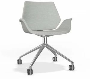 Casala Вращающееся кресло на козелке из ткани на колесиках Centuro vi 1965/10-11