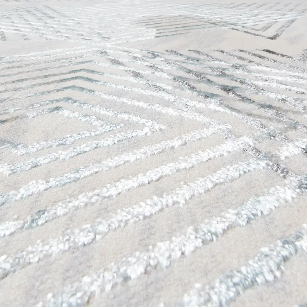 Ковер вискоза Эрин 1902G 160x235 см цвет светло-серый CTIM STLM-2134567 - Вид №3