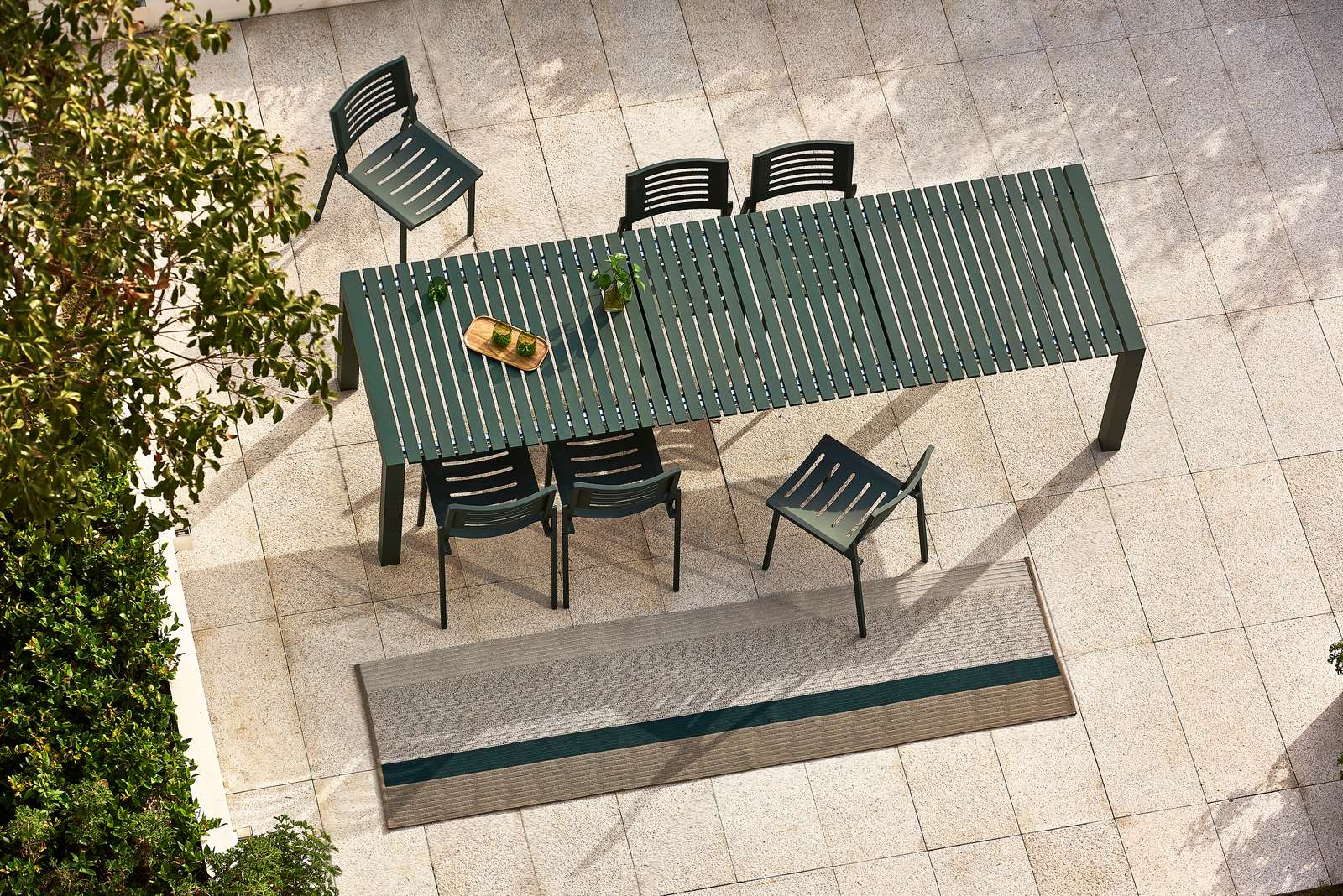 Алюминиевый выдвижной садовый стол Mindo Mindo 111 ARCH-00003824 - Вид №1