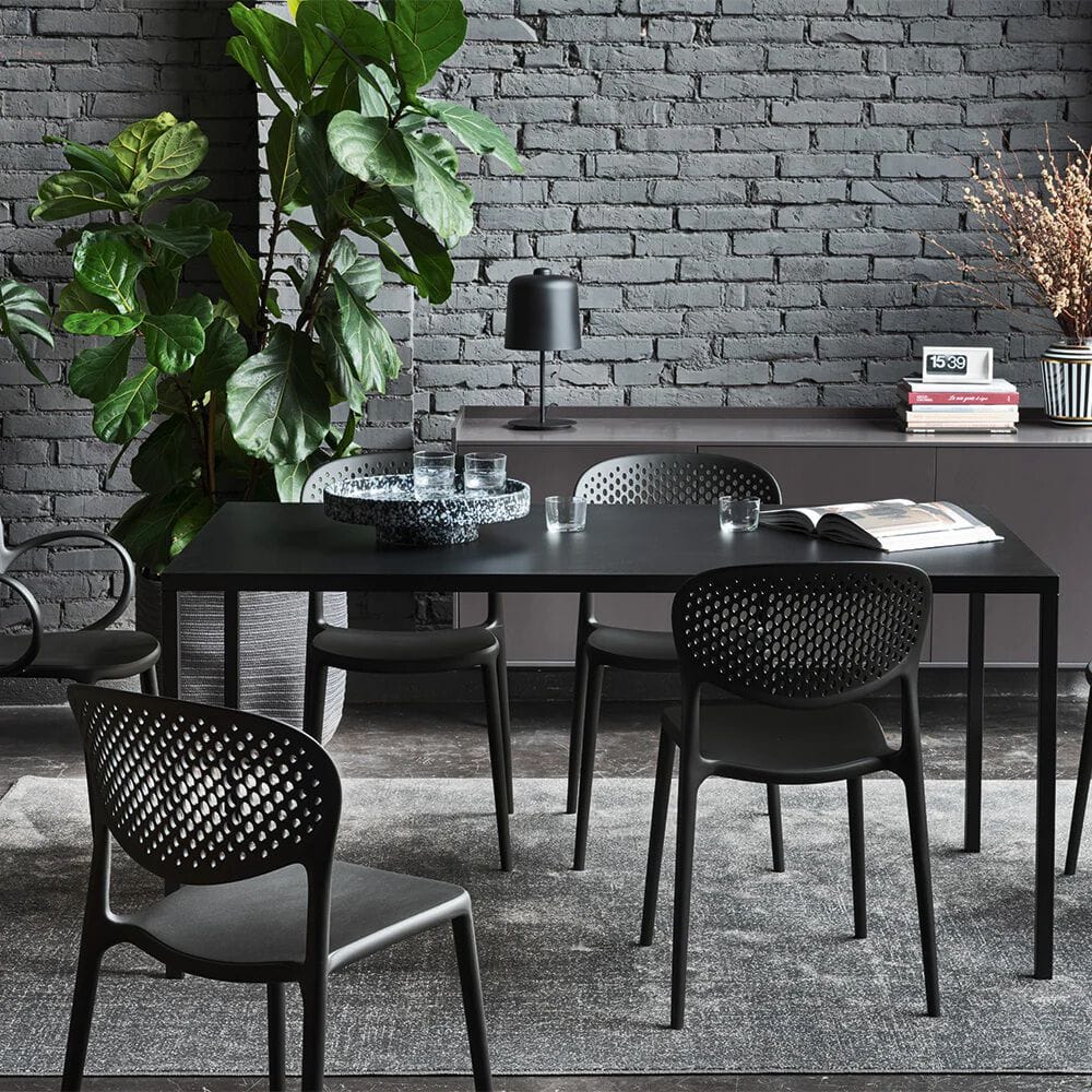 Штабелируемый стул из полипропилена с открытой спинкой Connubia ABBY ARCH-00108812 - Вид №1