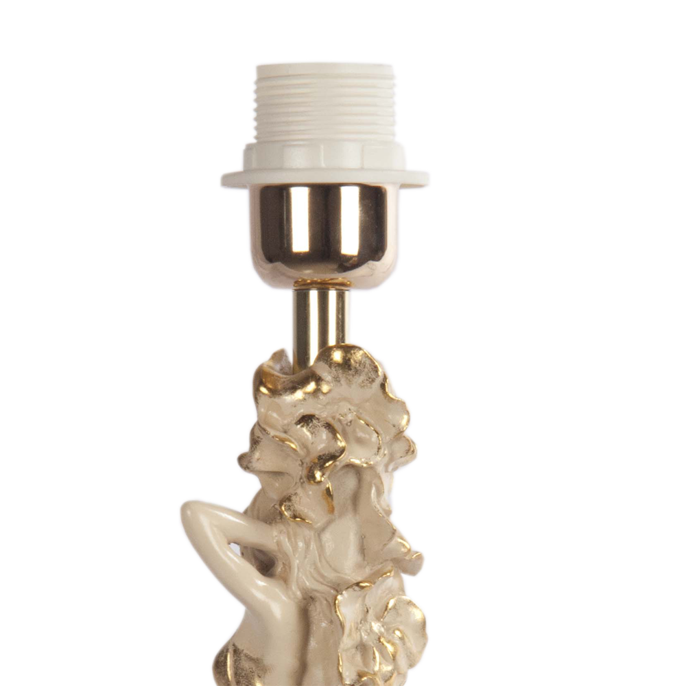 32064,34057 Настольная лампа Флора Айвори Тюссо Амарант BOGACHO 4627138210680, 4627138151082 - Вид №1