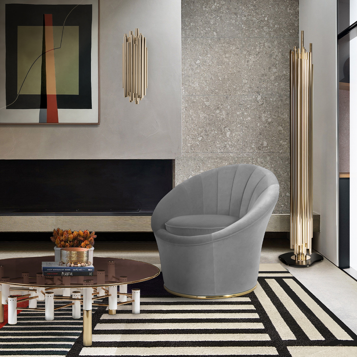 Кресла Monroe Armchair Covethouse ESSENTIAL HOME  - Вид №1