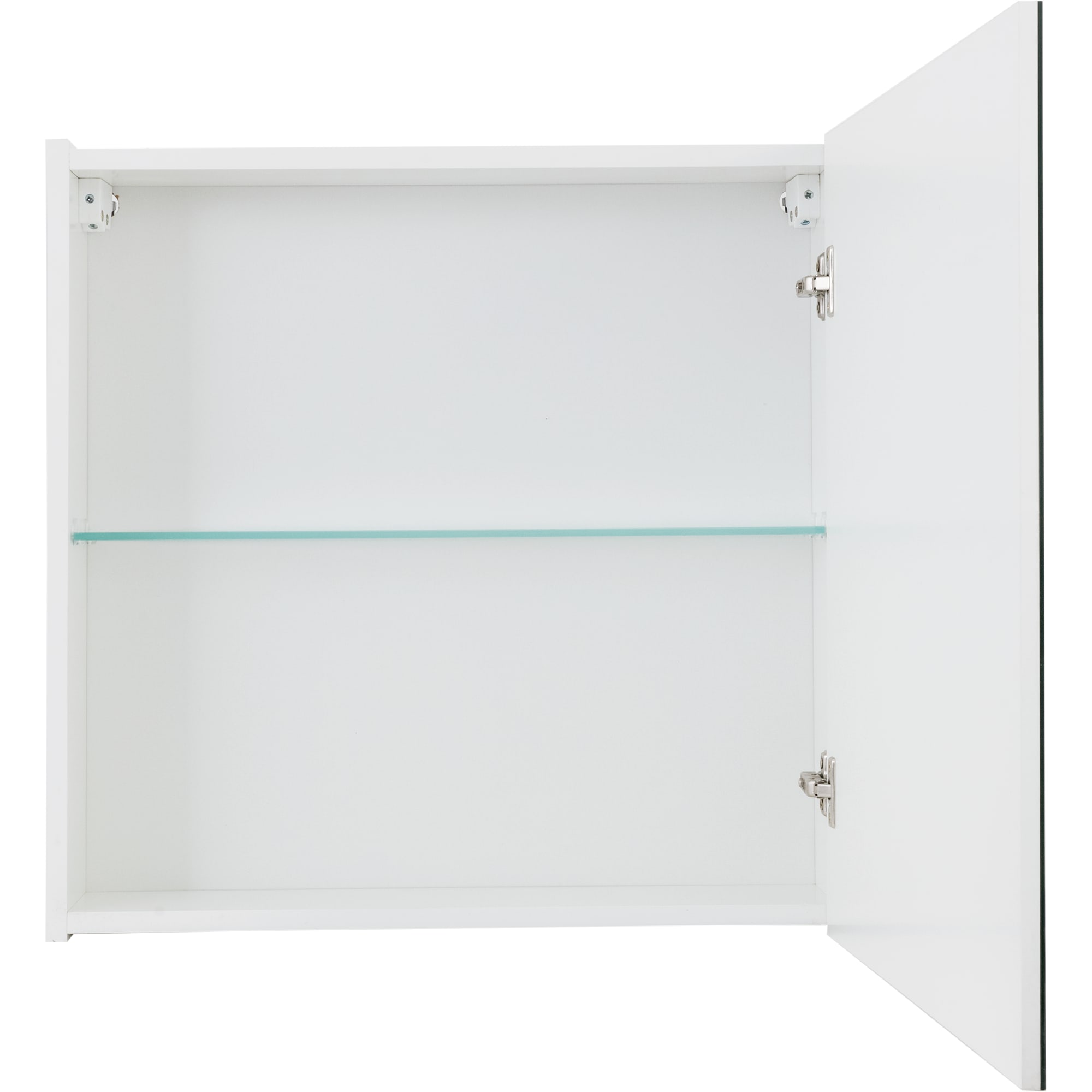 85324384 Шкаф зеркальный подвесной «» 60x60 см цвет белый СОФИ Santreyd  - Вид №2