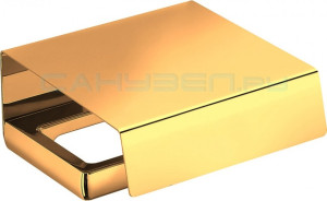 B6291 GL Держатель туалетной бумаги с крышкой (золото) COLOMBO LULU
