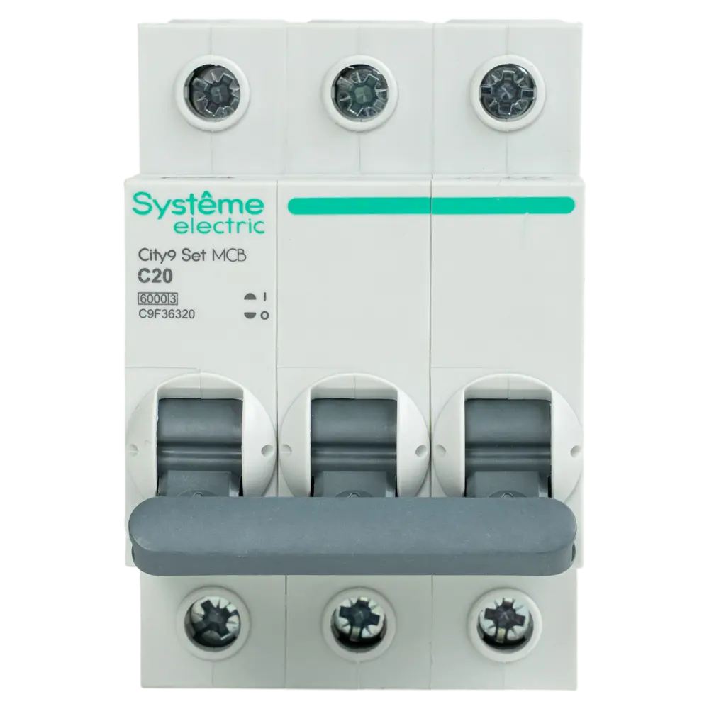 Автоматический выключатель Systeme Electric City9 Set C9F36320 3P С20 А 6 кА 89412699 STLM-2167955  - Вид №2