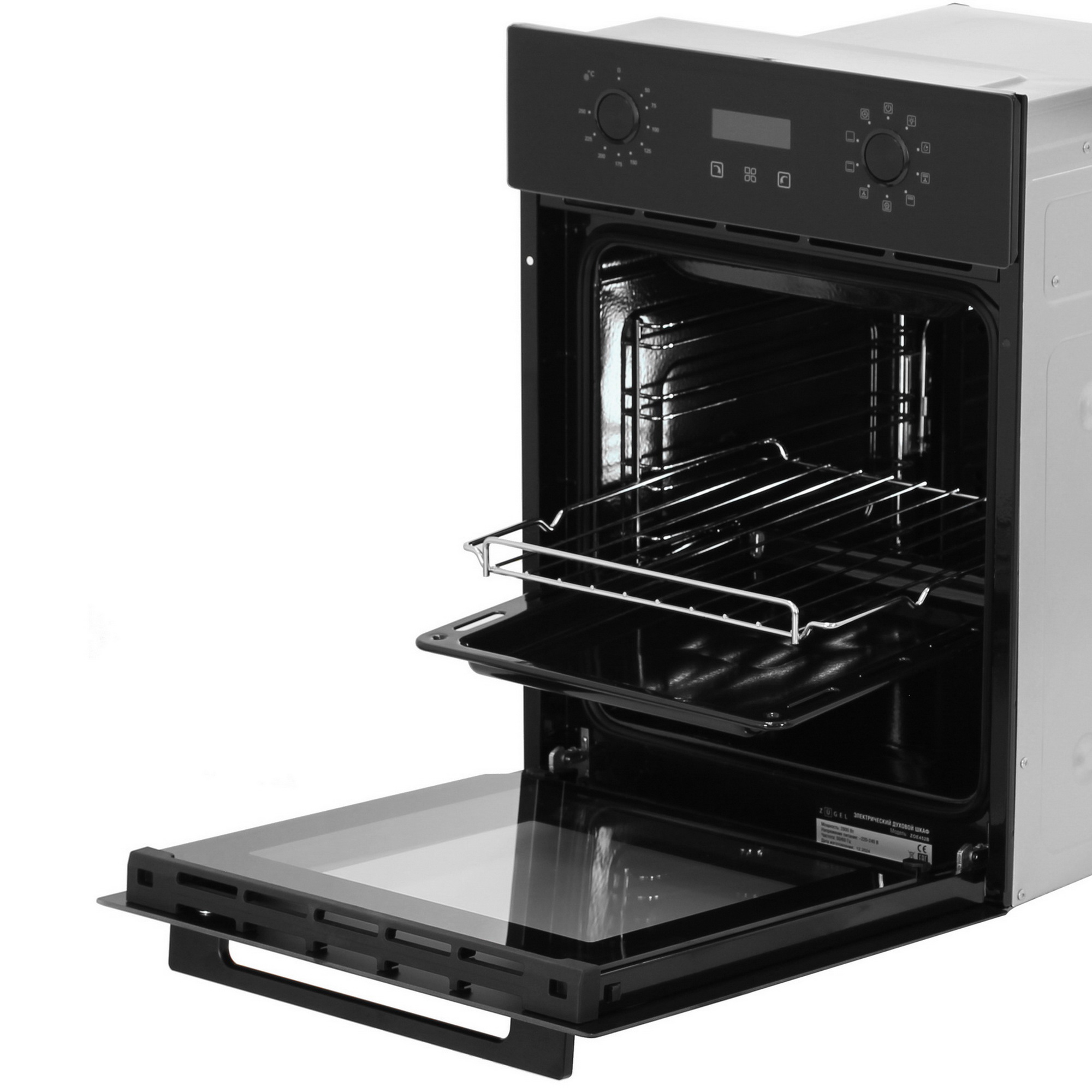 5370053 Электрический духовой шкаф ZUGEL ZOE452B черный STDN-0056953 - Вид №6