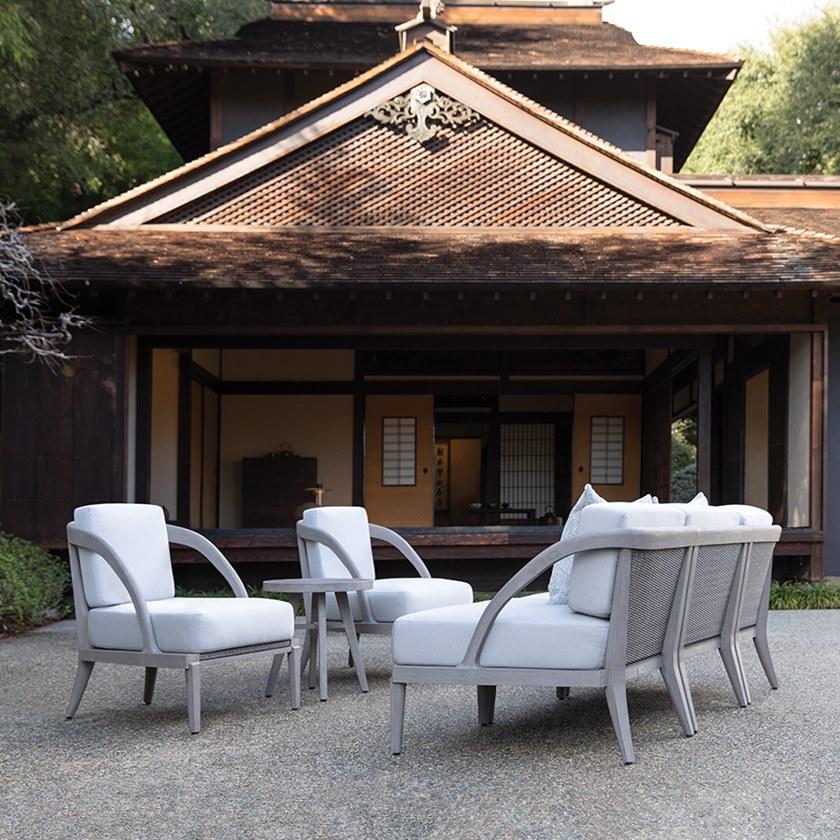 JANUS et Cie Садовое кресло из тика и janusfiber® с подлокотниками Rock garden sun-id-1505743 - Вид №6