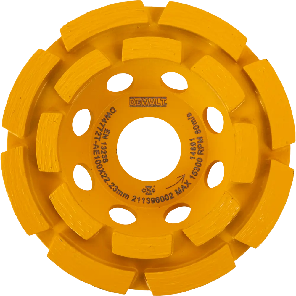 Чашка алмазная по бетону Dewalt DW4772T-AE 22.2x100 мм 85688581 STLM-2006427 