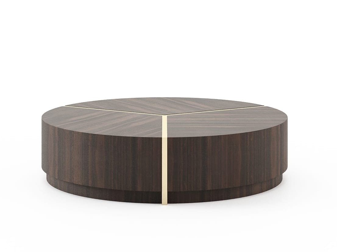 Деревянный низкий круглый журнальный столик Laskasas Not Another Edition ARCH-00133547 - Вид №6