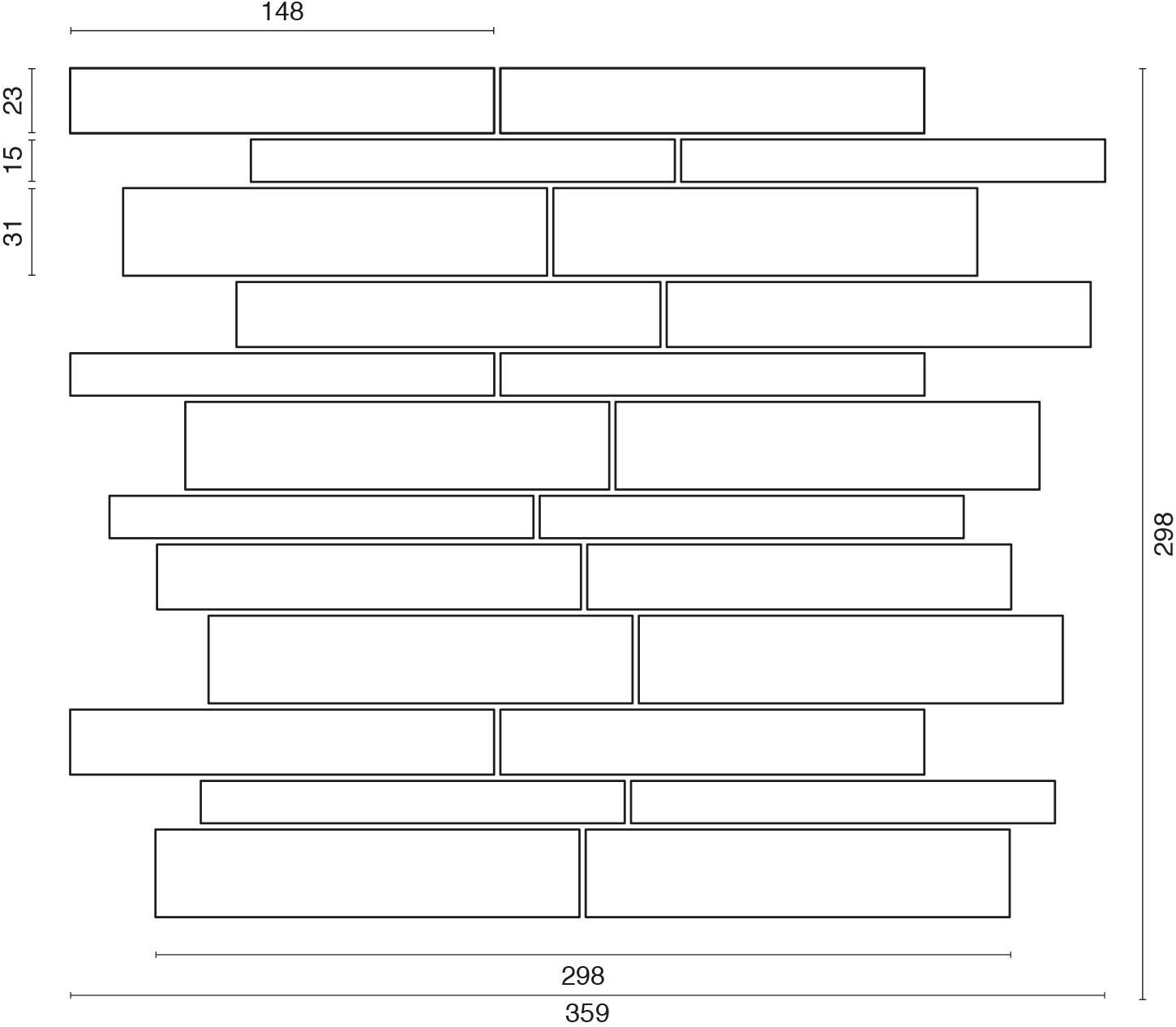 Ideamarmo Мраморная мозаика кремового цвета Plane Pln cl - Вид №7