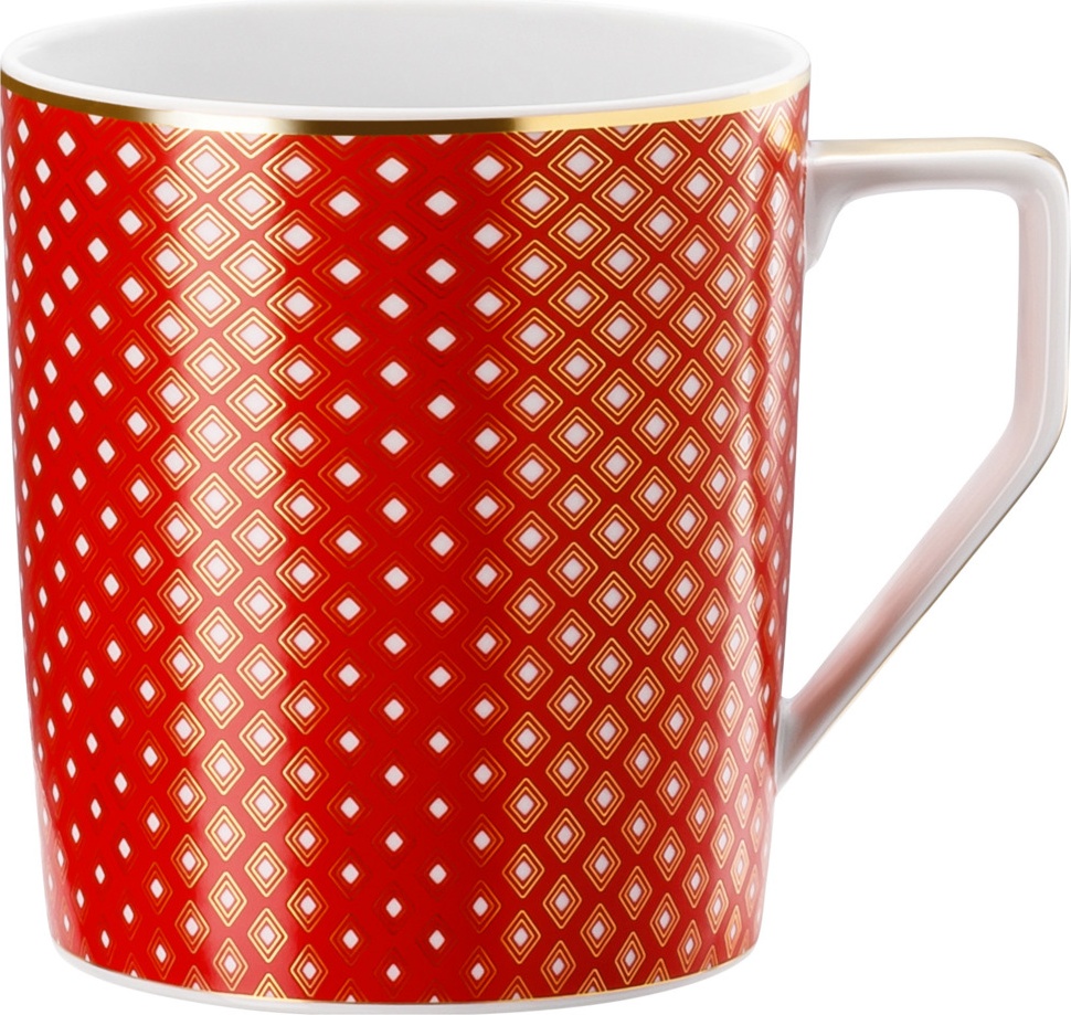 10640646 Rosenthal Кружка Rosenthal Францис Карро Руж 340мл, фарфор Фарфор 