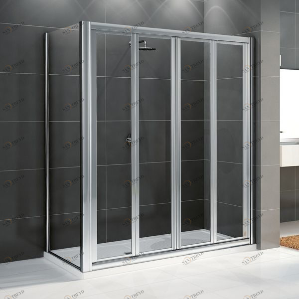 Novellini. Душевой уголок 138x90 см 2S+F с серебристым профилем STAR NSTAR2S1321BNSTARF841B