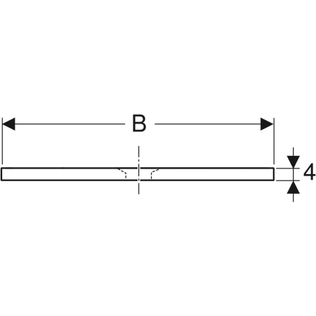 550.770.00.1 Прямоугольный душевой поддон Geberit Olona Geberit  - Вид №4