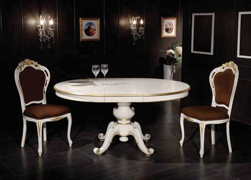 SCAPPINI & C Стул-медальон из дерева с тканевой набивкой 35th anniversary Se 209 - Вид №1